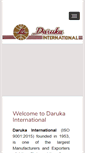 Mobile Screenshot of darukainternational.com