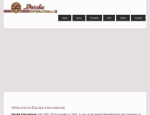 Tablet Screenshot of darukainternational.com